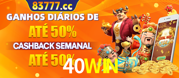 Anúncio de um membro ganhador do cassino 40WIN que ganhou R$2.193.486,00 jogando o slot PG Fortune Tiger, com os mascotes do jogo comemorando o prêmio.